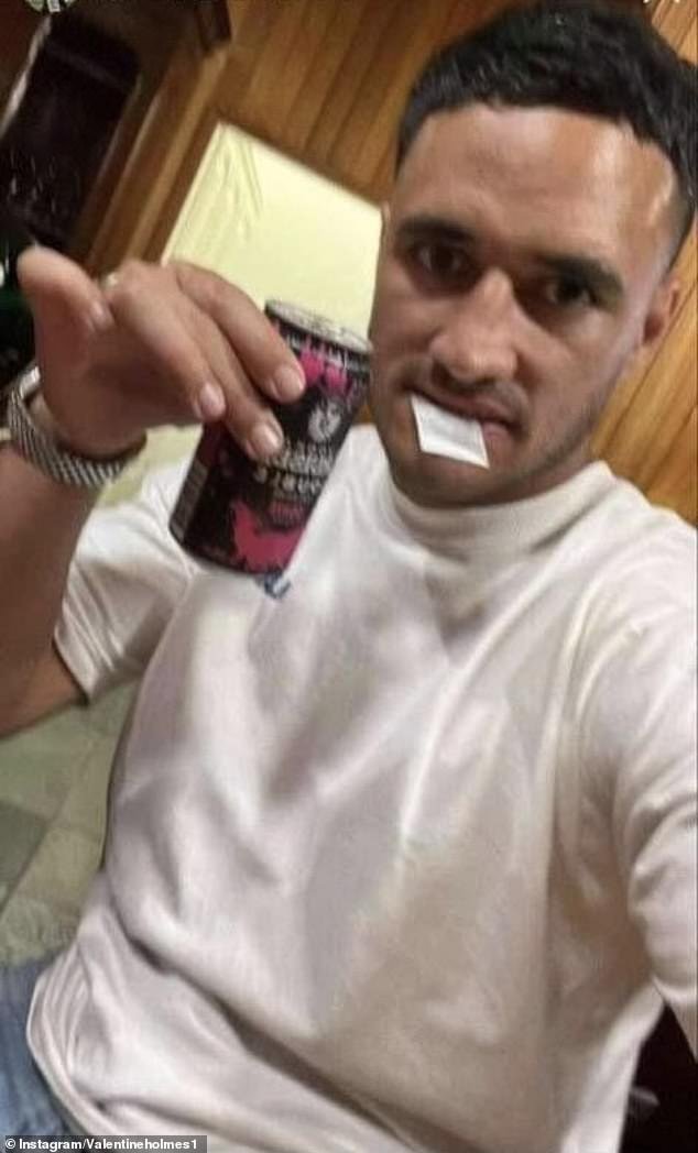 Valentine Holmes is expected to receive a heavy financial penalty from the North Queensland Cowboys after this infamous photo he posted on Instagram earlier this month