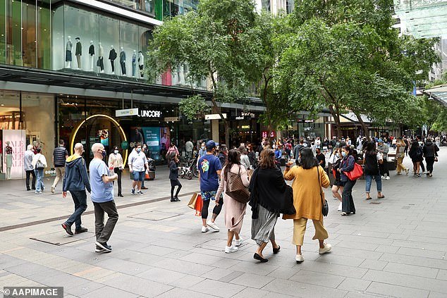 Shopping areas such as Sydney's Pitt Street Mall (pictured) could soon trade for longer on Anzac Day each year