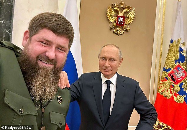 Russian tyrant Vladimir Putin (photo, right) has supported Kadyrov for several years and they are close allies