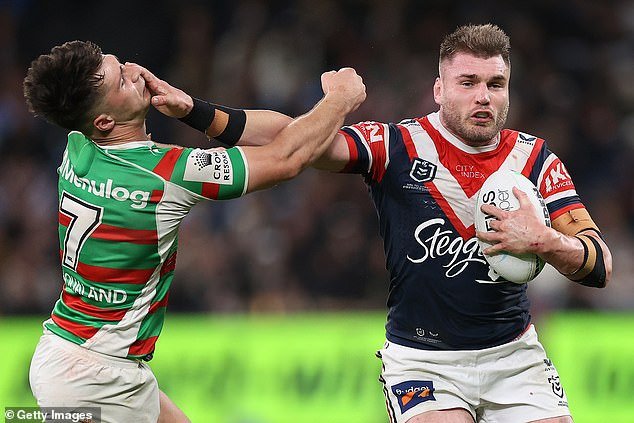 Rugby Australia to raid the NRL again, with Roosters backrower Angus Crichton (right) given $1.6 million reasons to switch codes