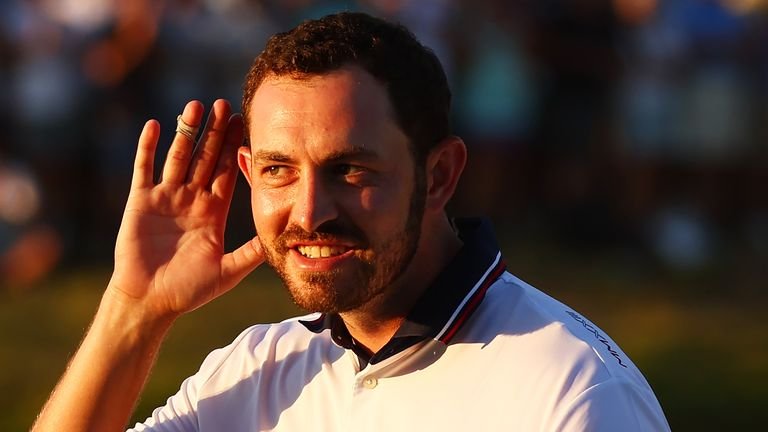 Patrick Cantlay grabbed an unlikely point for Team USA in the final four-ball match