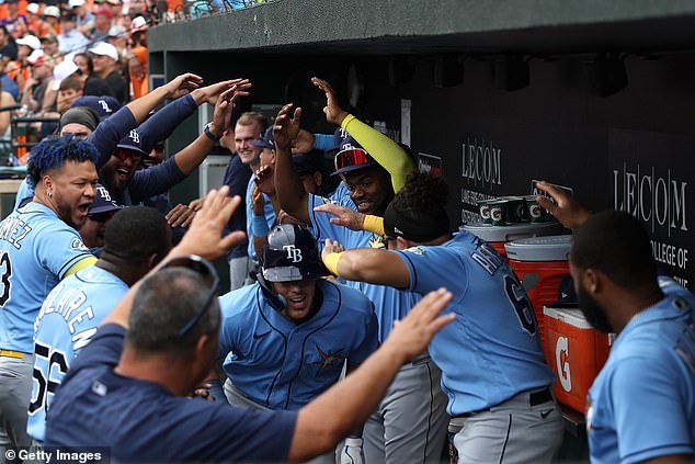 The Rays enter the postseason at 92-59 after clinching a playoff spot on Sunday