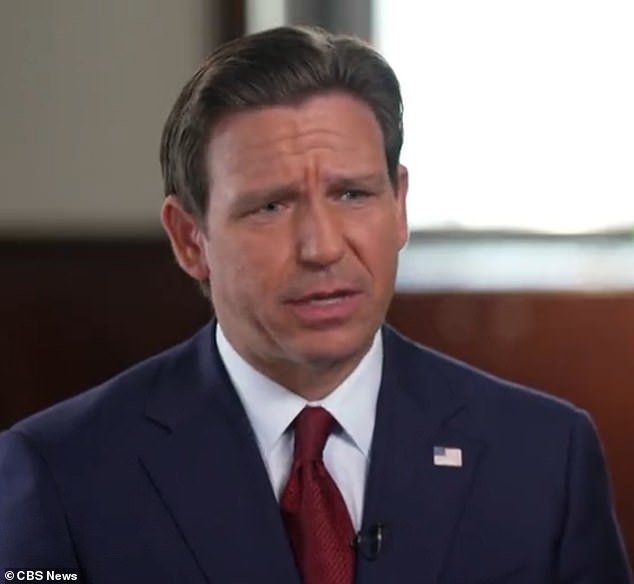 Florida governor and Republican presidential candidate Ron DeSantis said Tuesday he supports age limits for lawmakers in Congress and said the ages of both Donald Trump and Joe Biden are 