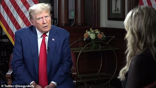 Former President Donald Trump, 77, said in an interview with Megyn Kelly on Thursday that President Joe Biden, 80, is not 