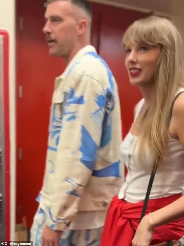 Taylor Swift and Travis Kelce were spotted leaving the Chiefs game together last weekend