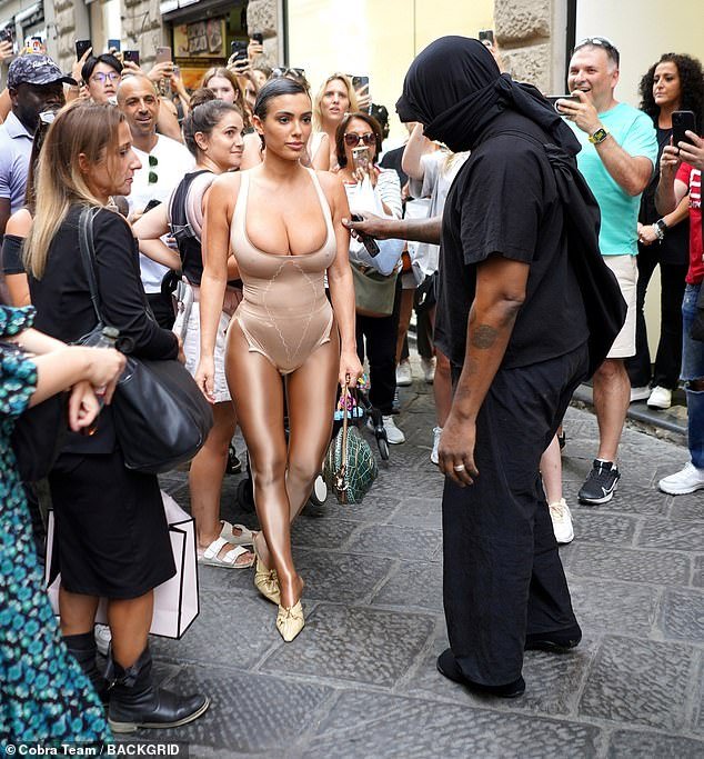Kayne and Bianca have caused a stir during their European holiday with Bianca's controversial nude outfits, especially in Italy