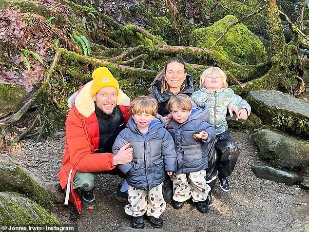 Family: The couple have been married since October 2016 and share three sons, Rex, four, and three-year-old twins Rafa and Cormac