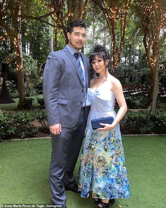 This is Anna Maria Perez de Tagle-Kline!  The 32-year-old Filipino-American actress looked unrecognizable as she posted beautiful photos from a wedding she attended over the weekend;  as she is pictured with husband Scott Kline, Jr.
