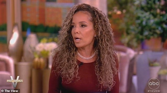 Sunny Hostin told her co-hosts that 