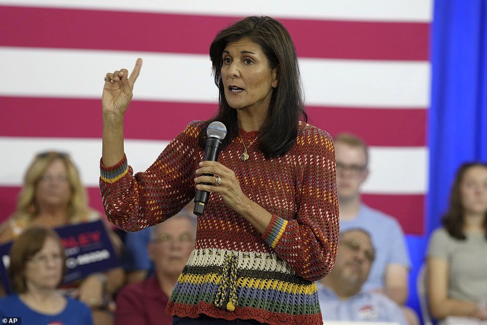 Trump now has an event in Iowa as Republican presidential candidates aggressively compete for votes in the nation's first caucus state.  Haley's fiery responses at both GOP debates have garnered attention.