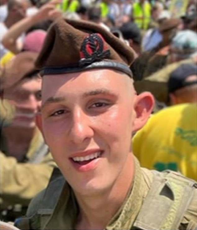 Corporal Nathanel Young (20) from London was a soldier in the 13th Battalion who lived in Tel Aviv and was killed by Hamas