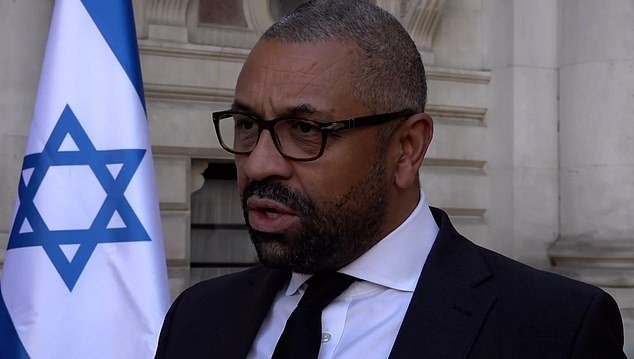 Foreign Secretary James Cleverly said on Tuesday that a 'significant number' of British-Israeli dual nationals had been caught up in the fighting