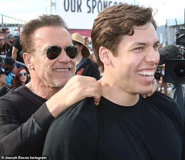 The Terminator star is 'there for Joseph for any advice he might need' and has a lot to do with his son