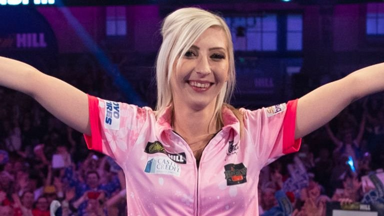 Fallon Sherrock made a historic run to the third round of the World Darts Championship four years ago.