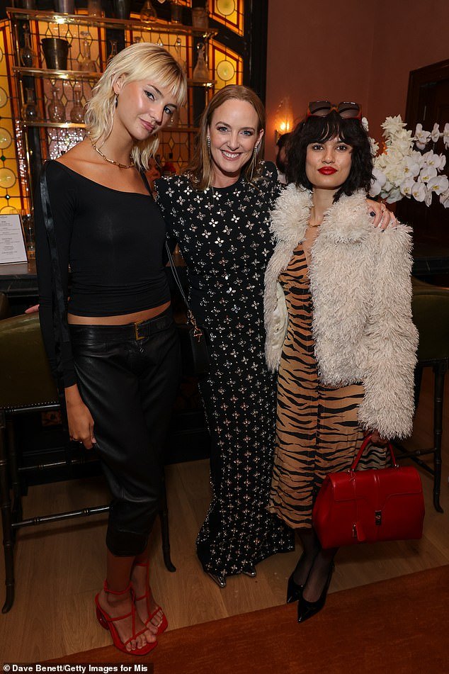 Fashion: Mia Regan, Missoma founder Marisa Hordern and Emma Winder posed together