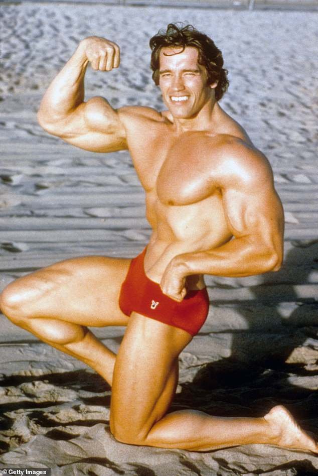 A champion bodybuilder, Arnold posed on Venice Beach in 1977. Since then, he's had multiple careers, including movie star, philanthropist, former governor of California and now self-help guru