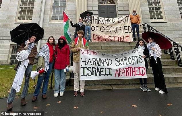 Harvard's Palestine Solidarity Committee sparked outrage last week by saying Israel was 'fully responsible for all unfolding violence' despite Hamas killing women and children
