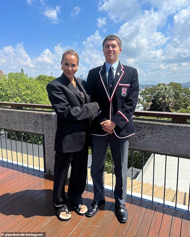 Justice is a student at Rose Bay High School and will be entering Year 12 next year, and the tall boy has ambitions to join the NBA