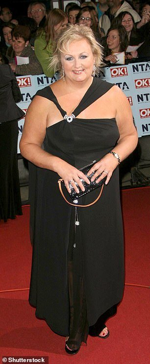 Before: She admitted she 'overdid the red wine' during the pandemic and packed on the pounds (pictured in 2006)