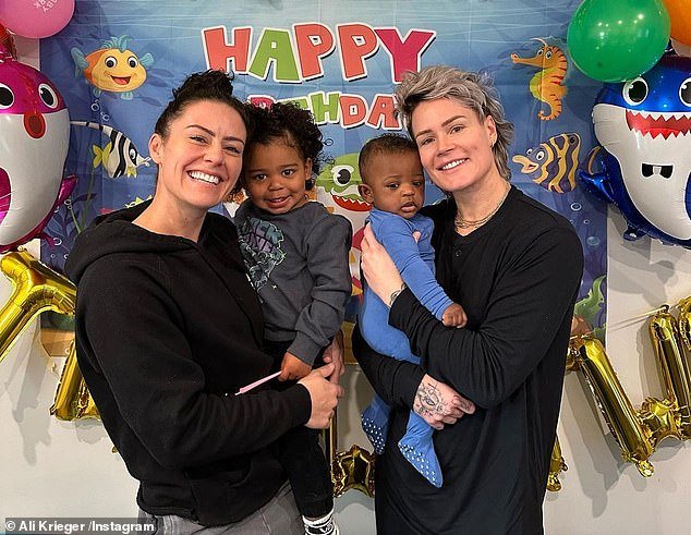 Co-parenting champions: The former couple shares daughter Sloane, 2;  and son Ocean, 15 months