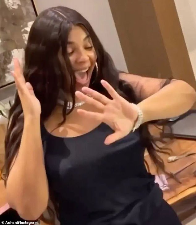 Sparkle: In a video posted to Instagram by The Shade Room, the Foolish singer was presented with a diamond-encrusted Cartier watch