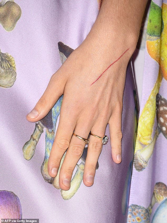 In October 2021, Lorde, born Ella Marija Lani Yelich-O'Connor, sparked rumors that she was engaged to her boyfriend Justin Warren while attending a red carpet event with a diamond ring on her ring finger.