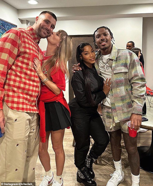 Heat up: Brittany and Swift's friendship comes as Swift becomes a regular at Chiefs games, while her romance with Kelce heats up