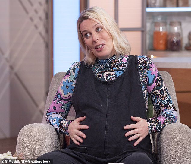 Happy news!  Presenter Sara Pascoe has left the show after welcoming her second child