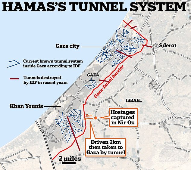 Hamas militants have a complex network of fortified tunnels, some buried up to 40 feet underground, all of which can hide an ambush, be booby-trapped or filled with explosives so they can collapse.