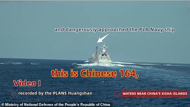 1698354984 924 China releases clips of provocative actions by the USS Ralph