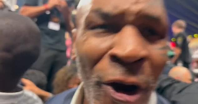 When asked how he scored the fight, Tyson snapped back at the reporter with the same question