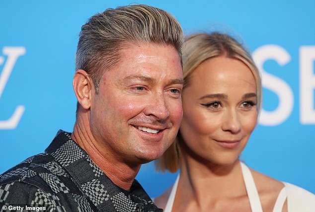 The former cricket captain was punched in the face by Jade Yarbrough in Noosa when she accused him of cheating on her with his ex Pip Edwards (Clarke and Jade pictured together)