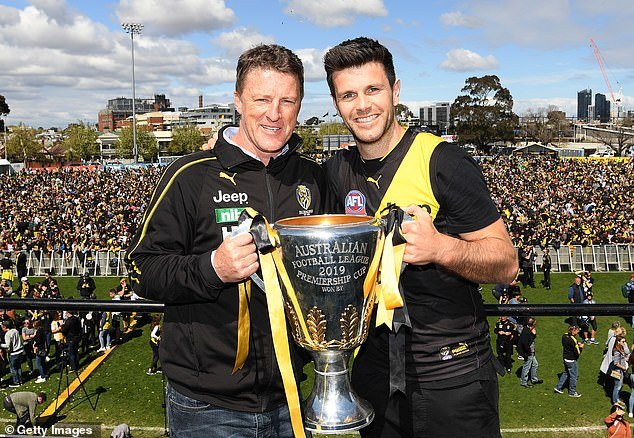 Cotchin won three premierships as Hardwick captain but admits their relationship changed after the coach's marriage fell apart