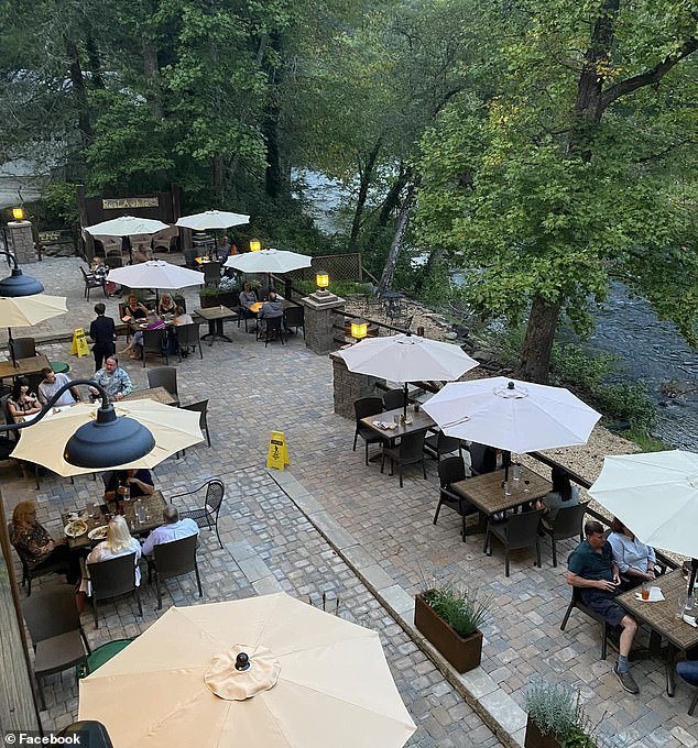 Toccoa Riverside Restaurant is over an hour's drive from Atlanta, located on a river