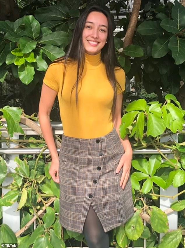 Nina (pictured while living in the US) told DailyMail.com that after switching locations she paid more attention to the quality of her clothes