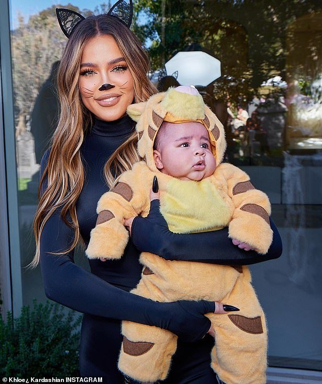 One year ago: Khloe dropped by Snapchat to share a throwback Halloween 2022 photo with son Tatum when he was just three months old