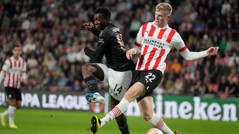 Jarrad Branthwaite stood out last season when PSV defeated Arsenal in the group stages of the Europa League