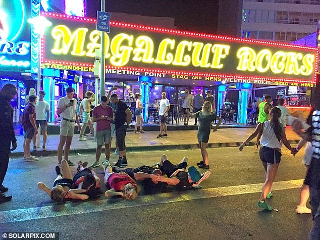 In early 2020, a decree on drunken tourism was agreed for certain areas such as Magaluf (pictured) in Mallorca and the West End of San Antonio in neighboring Ibiza