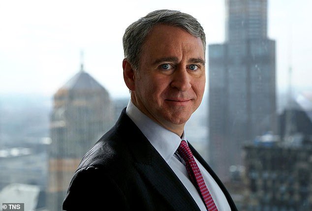 Ken Griffin ((pictured) pledged $300 million to Harvard, but the funding is now in jeopardy after he complained about the lack of response from President Claudine Gay