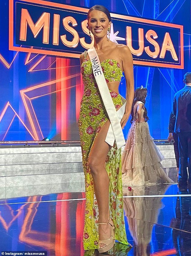 Juliana Morehouse, 24, as the reigning Miss Maine 2023, became the first 'Mrs.'  to compete in this year's Miss USA pageant after tying the knot with her longtime boyfriend in April