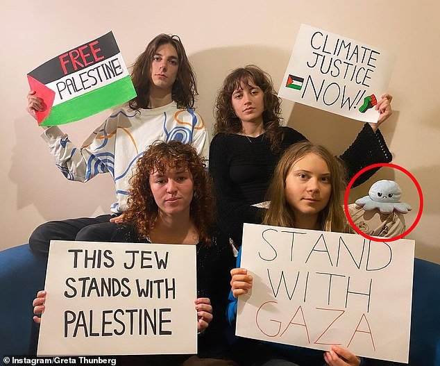Greta Thunberg deletes I stand with Gaza social media post