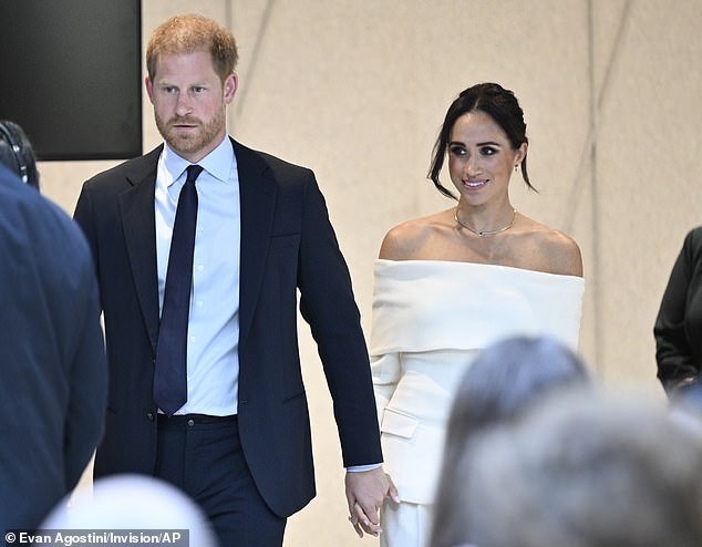 Prince Harry and Meghan Markle in New York on Tuesday for the Mental Health Day Festival