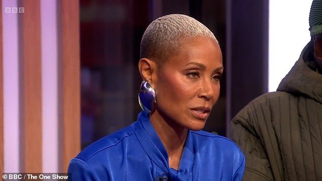 Crucial: Jada Pinkett Smith, 52, has admitted she decided to stay by Will Smith's side, 55, the moment he punched Chris Rock at last year's Oscars