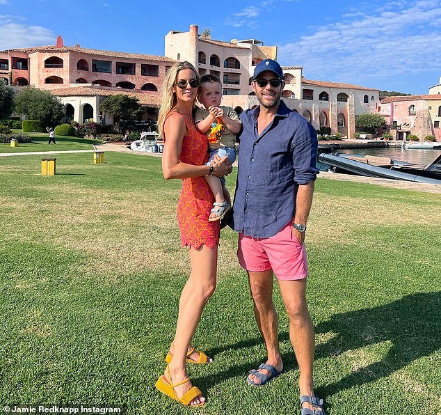 In love: Jamie Redknapp, 50, hit his wife Frida in a sweet birthday tribute as the model turned 39 on Thursday
