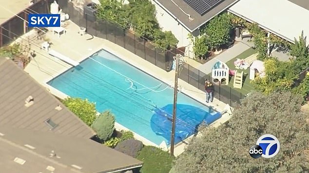 San Jose cops said several children were found in the pool