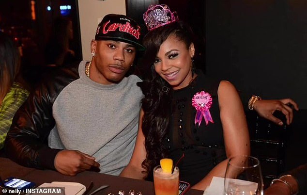 Special occasion: Nelly posted a birthday tribute to Ashanti on her Instagram account on Friday, which also happened to be her 43rd birthday