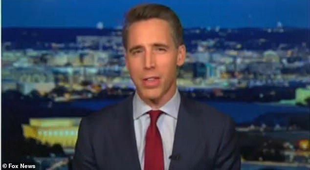 Republican Josh Hawley has called on the Justice Department to investigate pro-Palestinian student groups on college campuses