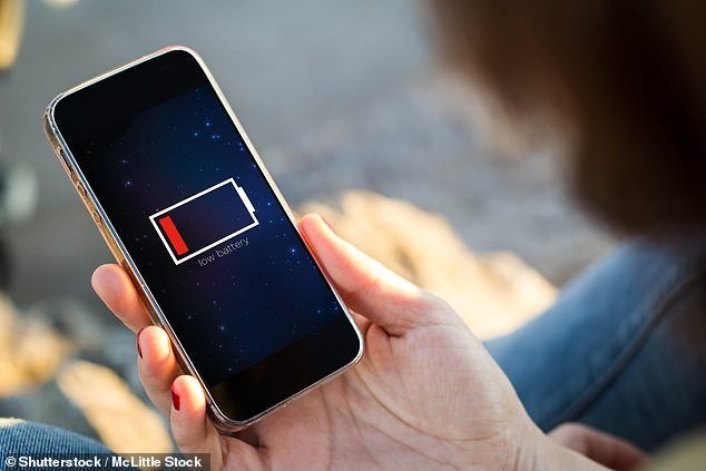 Are you constantly worried about running out of battery?  Smartphones could one day 'last a month' before running out of juice (stock image)