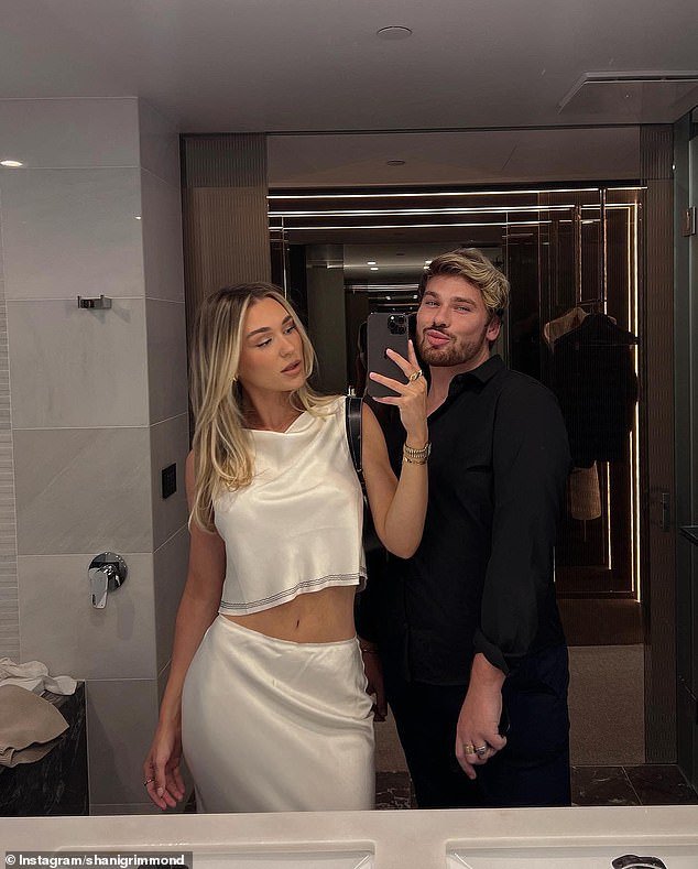 The glamor model took to Instagram on Friday to update her fans on the terrifying experience, explaining that she was on holiday in Bali with fellow influencer Michael Finch (right) when she started feeling unwell