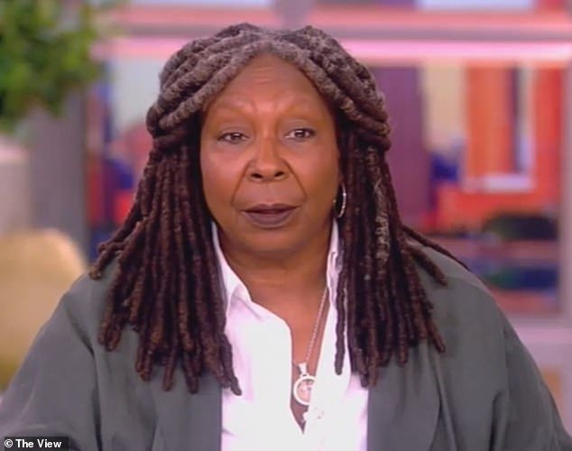 The View's Whoopi Goldberg was concerned during Tuesday's episode when the live broadcast in Israel was interrupted due to a 'security incident'